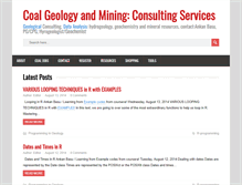 Tablet Screenshot of coalgeology.com